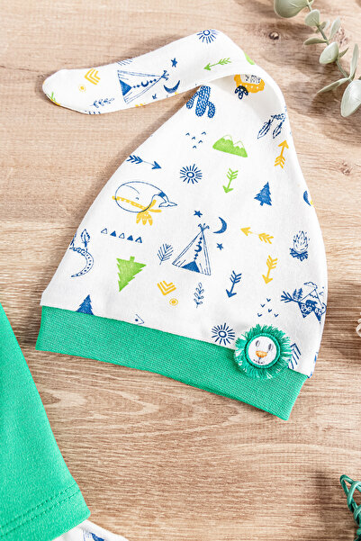 Babymod Lion Themed 5 Piece Baby Boy Set Baby Hospital Release