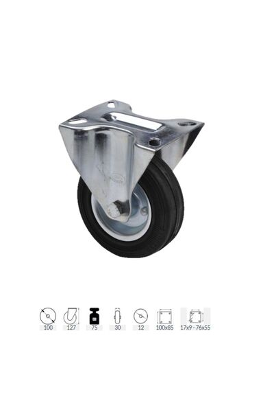 UYGUR TEKER A.Ş SAĞLAM LASTİK TEKER YÜK TAŞIMA ARABASI YEMEK ARABASI TEKERİ