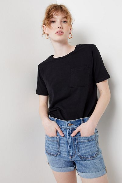 Ardene Basic Boxy Tee with Pocket