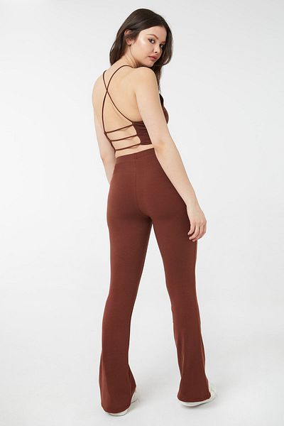 Ardene Jersey Flare Pants