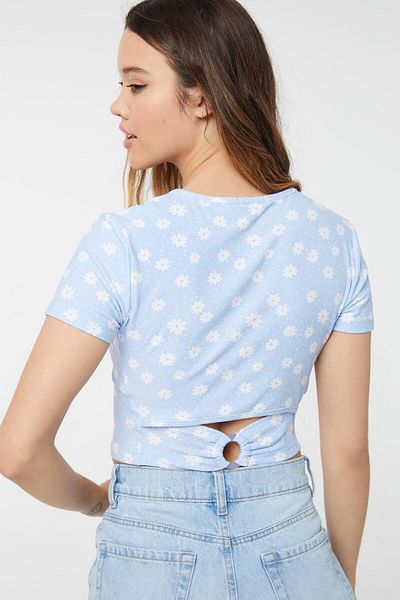 Ardene O-Ring Back Cropped Tee