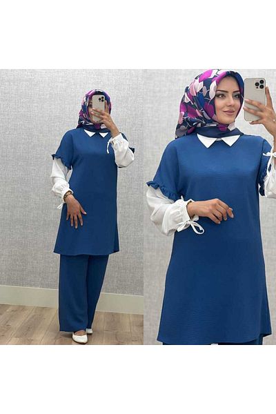 azzebutik 5620 Emotion Indigo K85 Set - Stylish and Comfortable