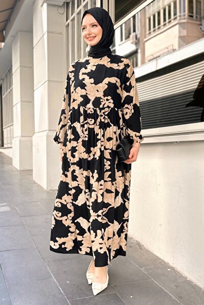Gizce Black Mayi Dress