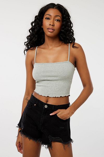 Ardene Cropped Ribbed Tank