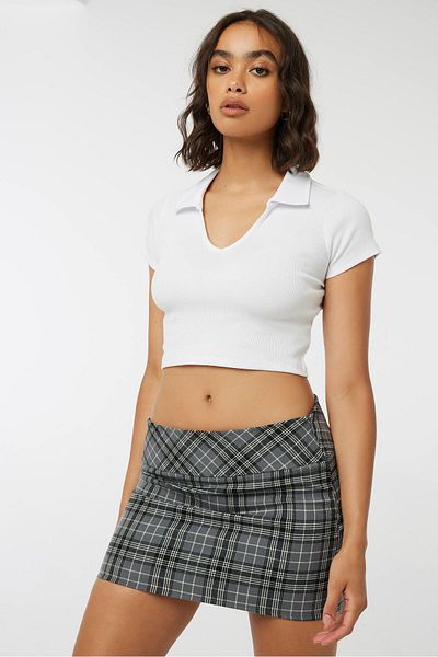 Ardene Utra Crop Short Sleeve Polo