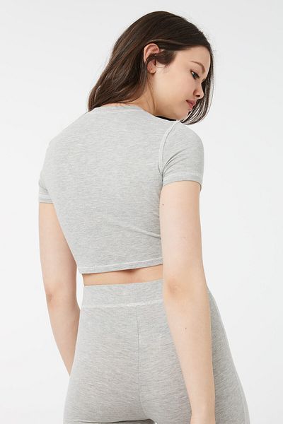Ardene Contrast-Seam Cropped Tee
