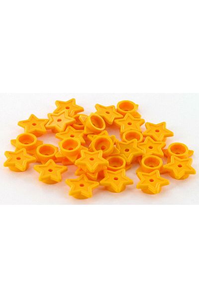LEGO 50 Pcs Plate Round 1X1 Star Star Spare Piece