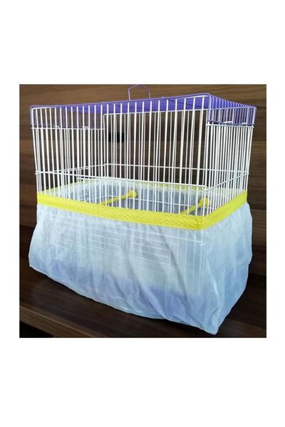 BirdLife Büyük Boy (XXL) Kuş Kafes Tülü 60 x 35 x 30 cm - Renk Sarı