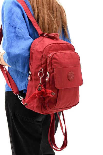 571 Collections Çanta Young Women's Sports Bag - Red, Back and Chest (Model: 571-8D)