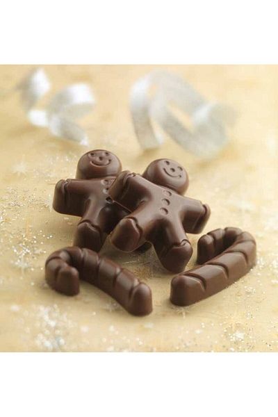 Pasta 12 Compartment Ginger Silicone Epoxy Mold - Chocolate and Soap Scented Stone Candle