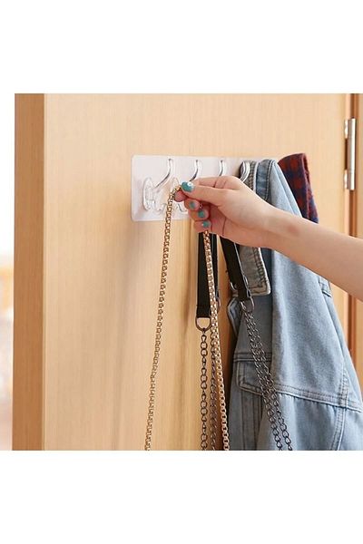 CMT Single Piece Self Adhesive 6 Hook Hanger