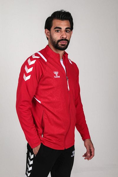 hummel بدلة رياضية للتخييم باللون الأحمر