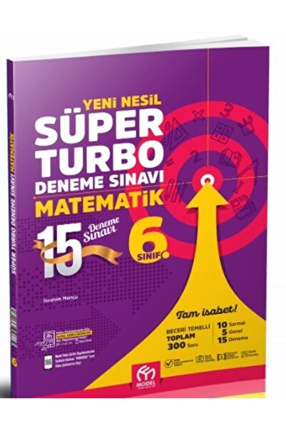 Model Yayınları 6. Sınıf Matematik Yeni Nesil Süper Turbo Deneme Sınavı