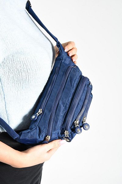571 Collections Çanta Unisex Navy Waist Bag - Multi-Pocket (Model: 571-7F)