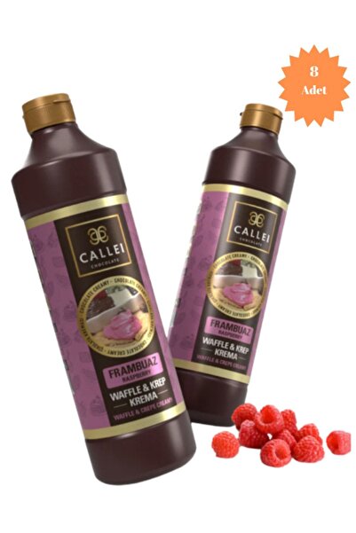 Callei Chocolate Frambuaz Waffle ve Krep Sosu 8 Adet