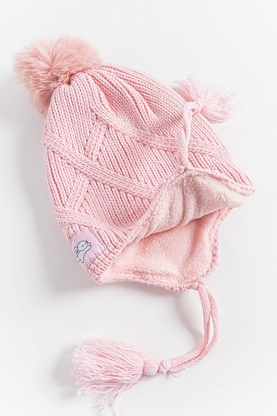 Babymod 4-8 Years Old Girl's Beret with Rabbit Figure and Pompom