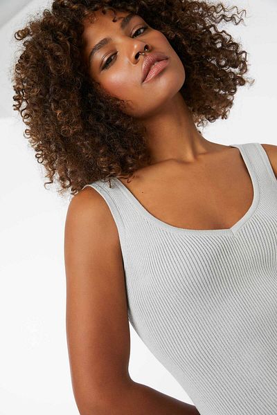 Ardene Ribbed Knit Tank Dress