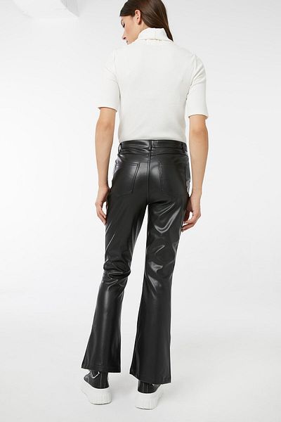 Ardene Faux Leather Flare Pants