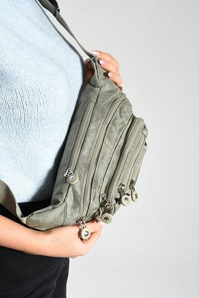 571 Collections Çanta Mink Model 571-7F - Multi-Pocket Waist Bag