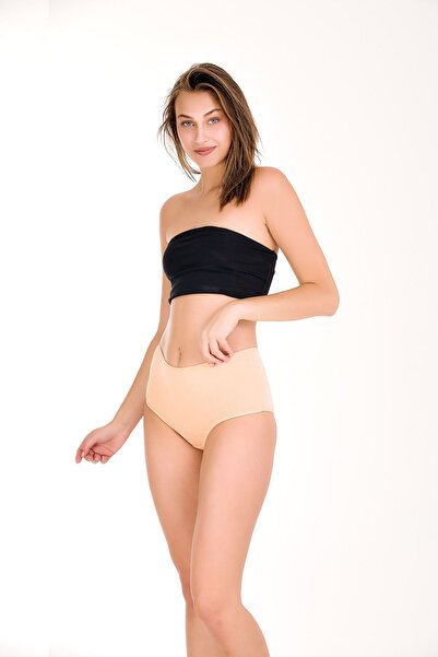 Sensu Chiloți din bumbac Lycra cu talie înaltă, 7 piese, culori moi