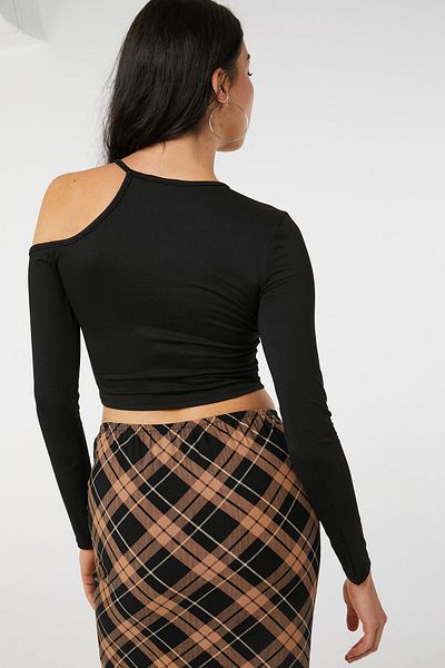 Ardene Long Sleeve Asymmetric Top