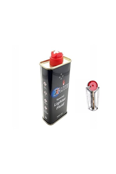 Green X-lite 125ml Zippo Benzini Zippo Çakmak Gazı + Zippo Çakmak Taşı