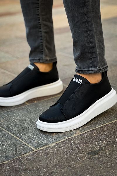 remss Ανδρικά ελαστικά αθλητικά παπούτσια David RS603 Black BT