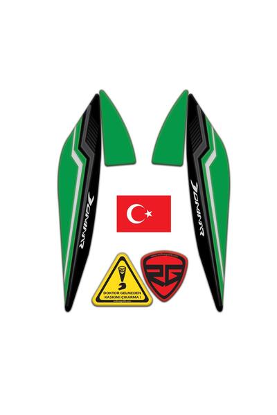 Redline Grafik Bajaj Dominar D250 - 400 Far üstü Kafa Grenaj Sticker 4 Parça ...