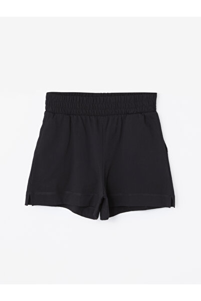 LC Waikiki Kadın Beli Lastikli Düz Şort