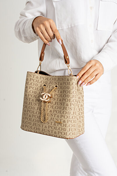 Just Polo Vegan Leather 3 Compartments - Adjustable Long Strap Hand and Shoulder Bag, Wallet Combination PBU560202