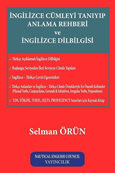 Nautical English Council Yayıncılık İngilizce Cümleyi Tanıyıp Anlama Rehberi ...