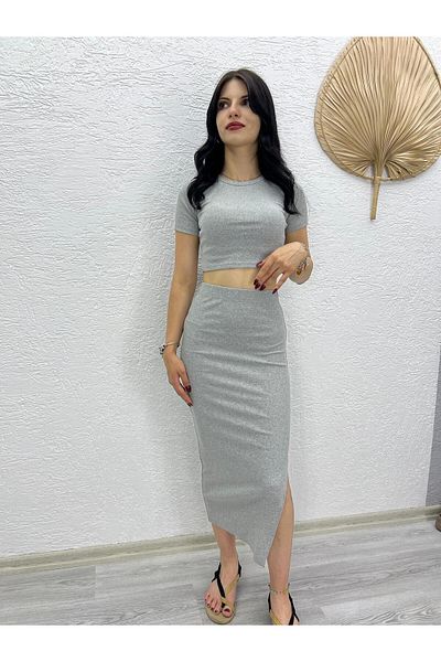 madammodabir Camisole Fabric Women's Skirt Suit