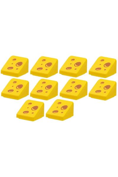 LEGO 10 Pieces of Cheese Pieces Food Food