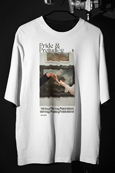 SELF CONTROL Tricou supradimensionat unisex Pride & Prejudice - Love & Pride SC