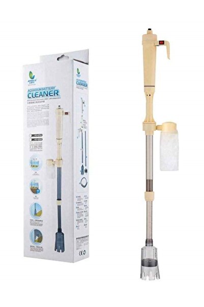 Angora Jeneca Pilli Ve Elektrikli Akvaryum Temizleme Sifonu ( Adaptörsüz) As-...