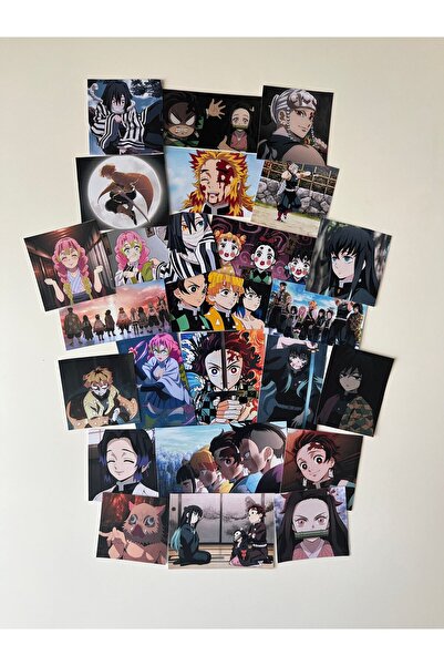 Hara Company Demon Slayer Animesi Iblis Keser Anime Moments Sticker Paketi