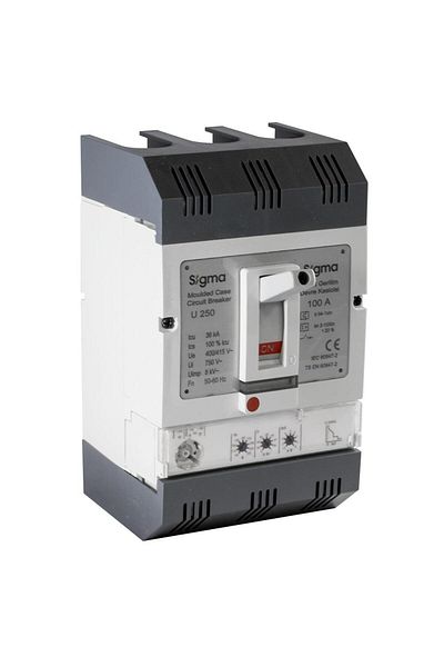 Sigma 3U 160010   3X1000A 70Ka Thermal Magnetic Switch 400-1000A Adjustable