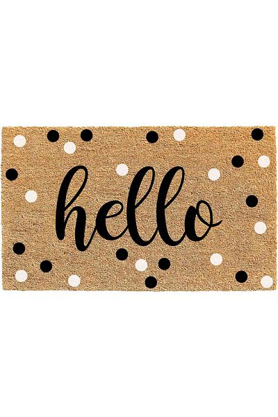 Ekinokshome Hello Beneğili Jute Mat Hooded 40x60 cm