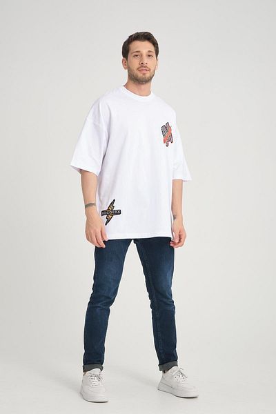 Rocqerx Μπλουζάκι Rocqerx R-5779 Κεντημένο μονό ζέρσεϊ