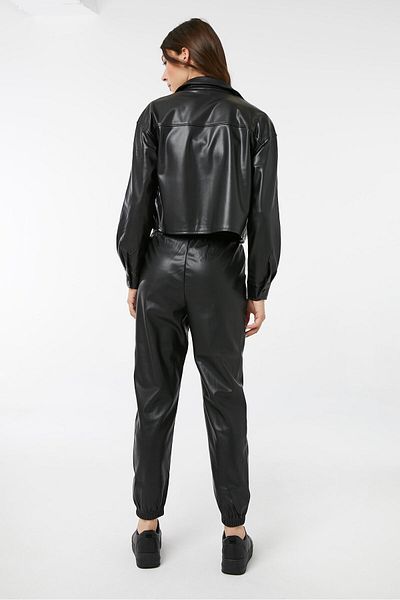 Ardene Faux Leather Joggers