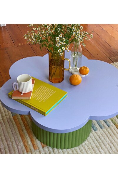 BÜYÜK İNCİ Çiçek Şekilli Orta Sehpa