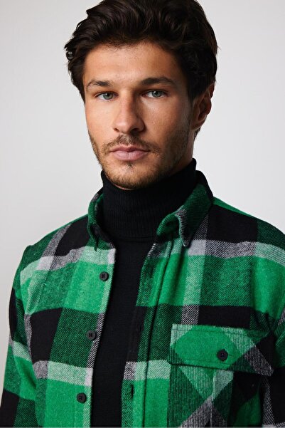 Tudors Ανδρικό πουκάμισο χειμερινού ξυλοκόπου με μονό κουμπιά μονό τσεπάκι, μακρυμάνικο με λεπτή εφαρμογή