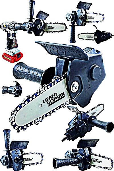 Lieber German Zincirli Dal Budama Sunta Dal Odun Kesme Matkap Aparatı 10 Cm Z...