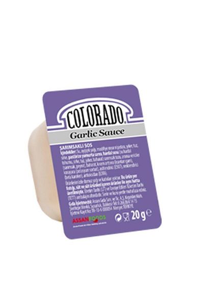Colorado Garlic Mayonnaise (Garlic Sauce) Tub 20 Gr - 120 Pieces