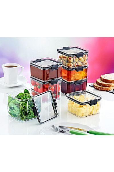 Box Up 3-Piece Transparent Storage Container 500 ml - Fresh and Organized Food Storage Solution