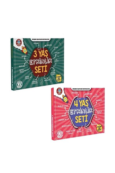 Çocuk Akademi 3Yaş ve 4 Yaş Etkinlik Seti