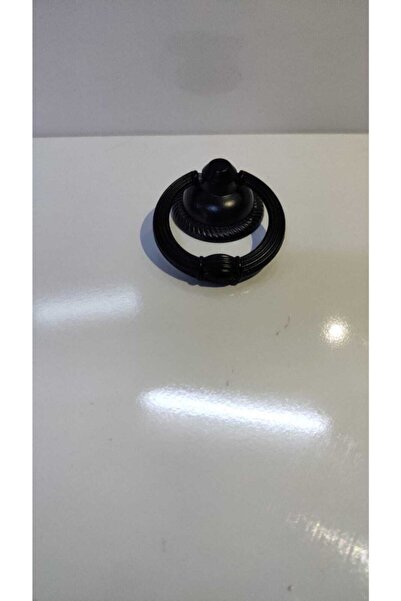 fds Rustik Sarkaç Halka Düğme Mobilya Kulpu Çapölçüsü 35mm Siyah (1pkt 10ad M...
