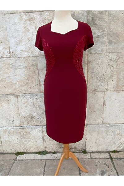 Butik PAYETLİ KALEM ELBİSE