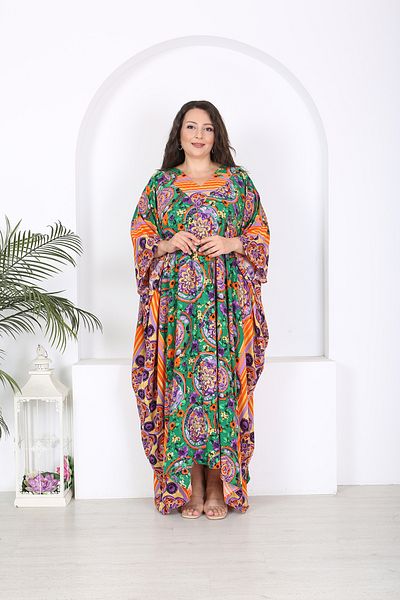 XL Modam Viscose Women's Free Size Dress - Woven
