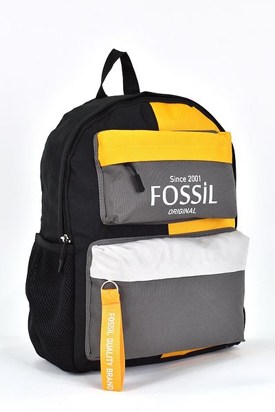 Fossil حقيبة ظهر يومية للسفر والمدرسة موديل 9512 للجنسين - متعددة الأقسام